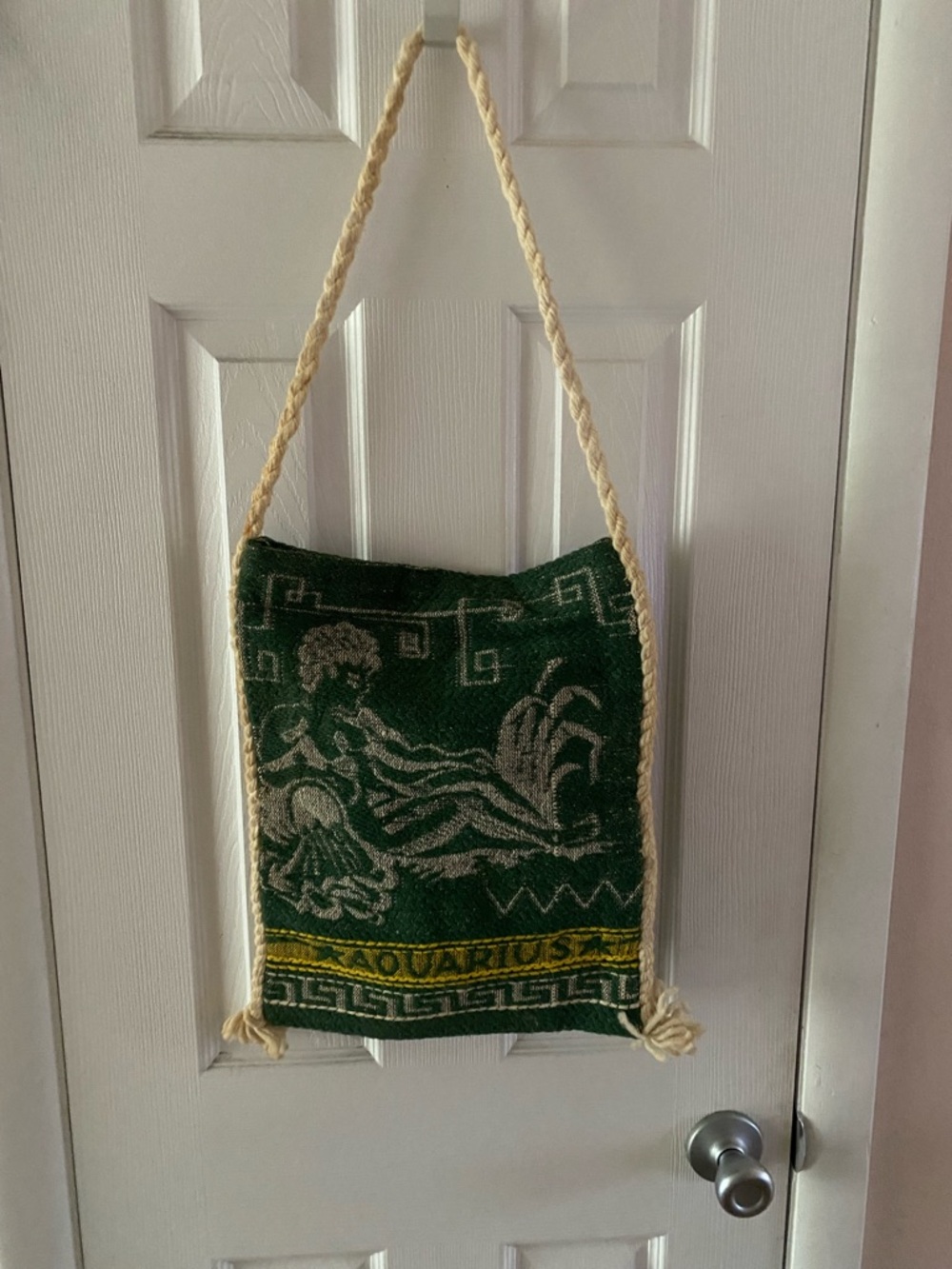 Green Aquarius Tapestry Tote/Purse